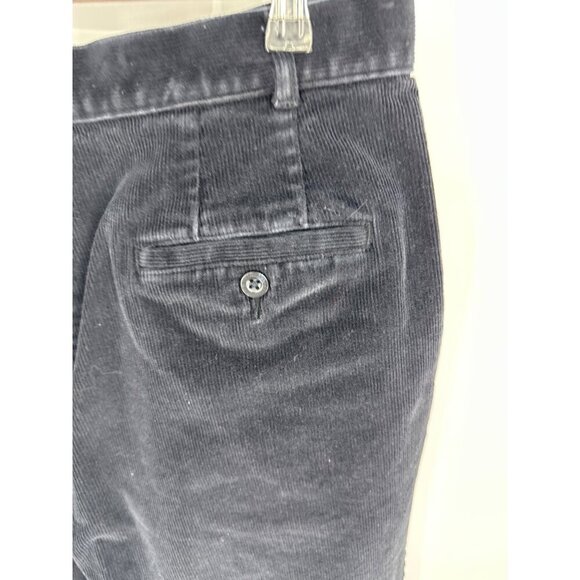 L.L. Bean Black Original Fit Corduroy Pants Women's Size 14MT - Picture 4 of 10